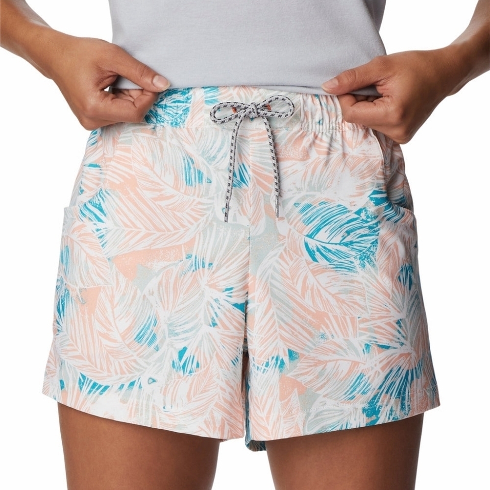 Nwt! Columbia PFG Super Slack Stretch Water Shorts, Tropical Print